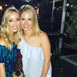 One shoulder denim ruffle top!